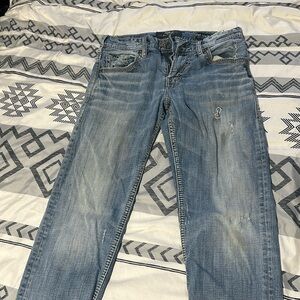 Silver Eddie jeans relaxed tapered fit. size: 30 Waist by 34 Long